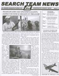 An article about JW Fishers on black and white print